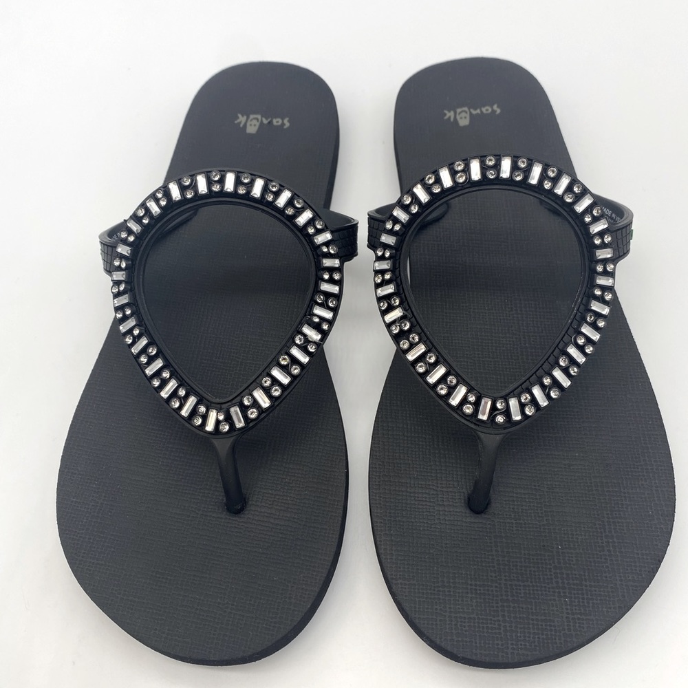 Sanük Ibiza Monaco Jeweled Flip Flop Women’s Size 5-7